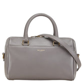 サンローラン ベイビーダッフル ハンドバッグ ショルダーバッグ 2WAY 330958 グレー レザー レディース SAINT LAURENT 【中古】